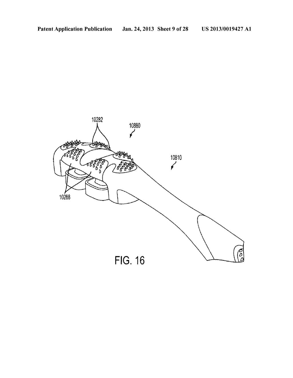 ORAL CARE IMPLEMENT HAVING ONE OR MORE MOVING PIECES - diagram, schematic, and image 10