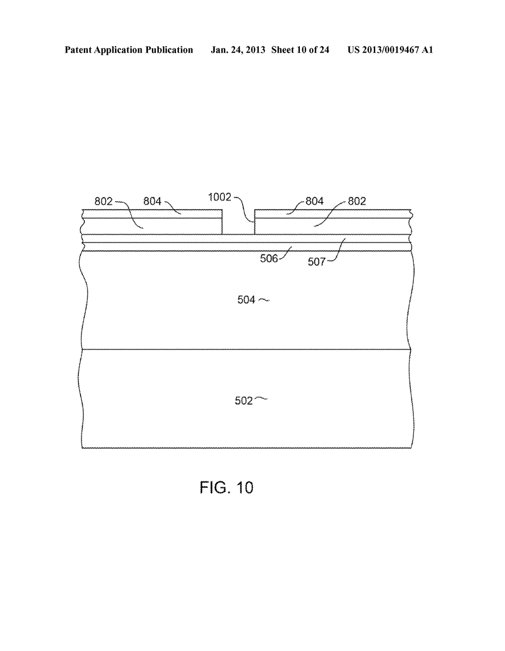 METHOD FOR MANUFACTURING A MAGNETIC WRITE POLE HAVING STRAIGHT SIDE WALLS     AND A WELL DEFINED TRACK-WIDTH - diagram, schematic, and image 11