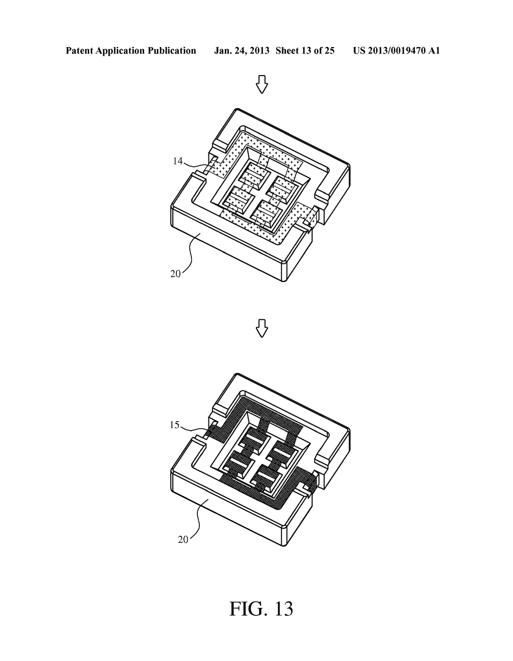 METHOD OF MANUFACTURING THREE-DIMENSIONAL CIRCUIT - diagram, schematic, and image 14