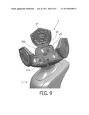 SHAVER HAVING SPACES FOR COLLECTING CUT-OFF HAIRS diagram and image