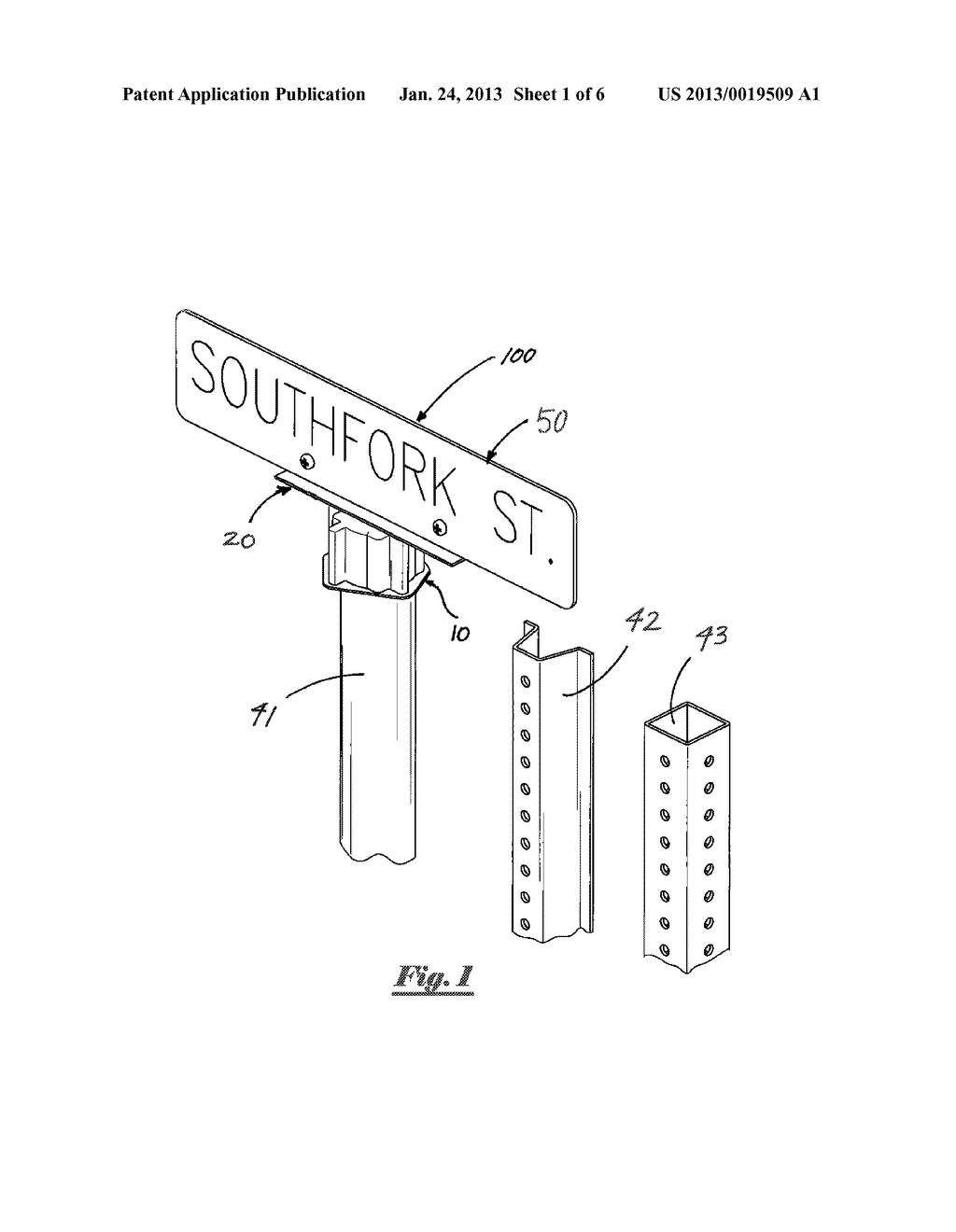 Method and Apparatus for Mounting Signs and Other Displays - diagram, schematic, and image 02