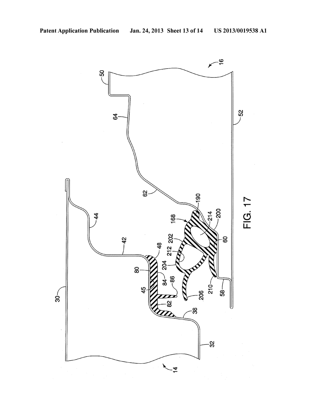 VEHICLE BODY STRUCTURE - diagram, schematic, and image 14