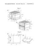 FIBROUS HEAT-INSULATING BLOCK AND METHOD FOR LINING HEATED FURNACE-SURFACE     USING SAME diagram and image