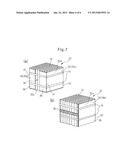 FIBROUS HEAT-INSULATING BLOCK AND METHOD FOR LINING HEATED FURNACE-SURFACE     USING SAME diagram and image