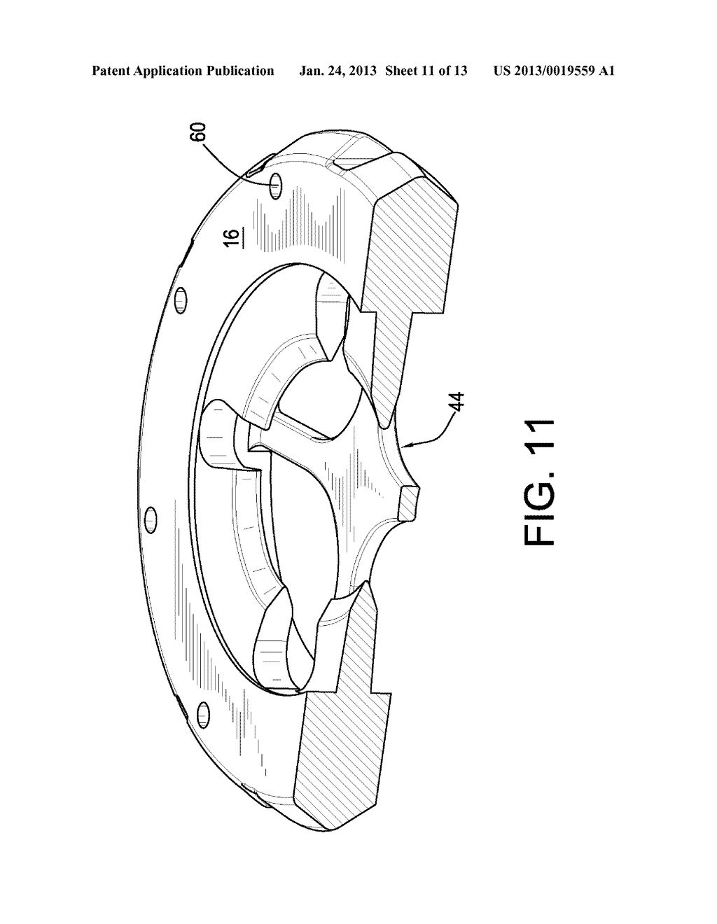 Checker Nut for Locking a Threaded Body to a Threaded Rod and Concrete     Reinforcement Assembly - diagram, schematic, and image 12