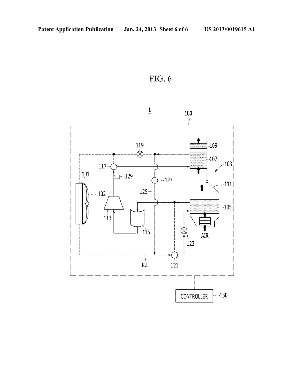 HEAT PUMP SYSTEM FOR VEHICLE AND CONTROL METHOD THEREOF - diagram, schematic, and image 07