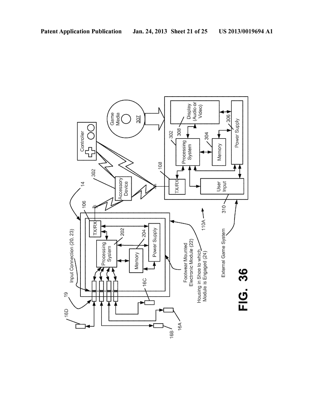 Footwear Having Sensor System - diagram, schematic, and image 22