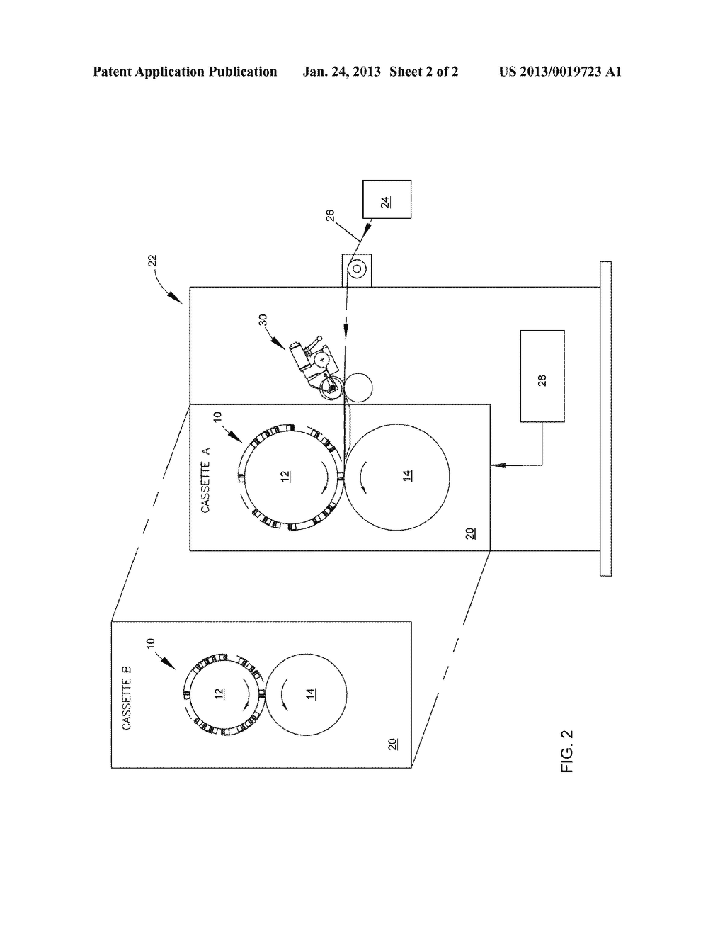 PRINTING SYSTEM AND METHOD WITH VARIABLE ROTARY CUTTING CAPABILITY - diagram, schematic, and image 03