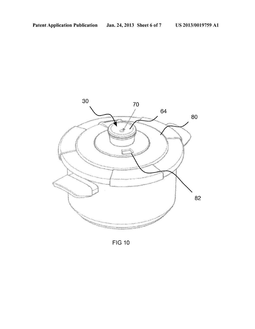 APPARATUS AND METHOD FOR A PRESSURE COOKER LID - diagram, schematic, and image 07