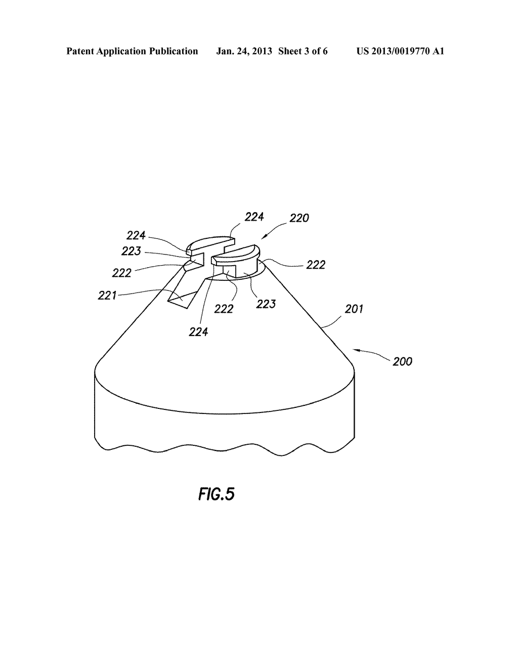 DEVICE FOR PERFORATING A MATERIAL COMPRISING A TAIL-LOCKING CHARGE CASE - diagram, schematic, and image 04