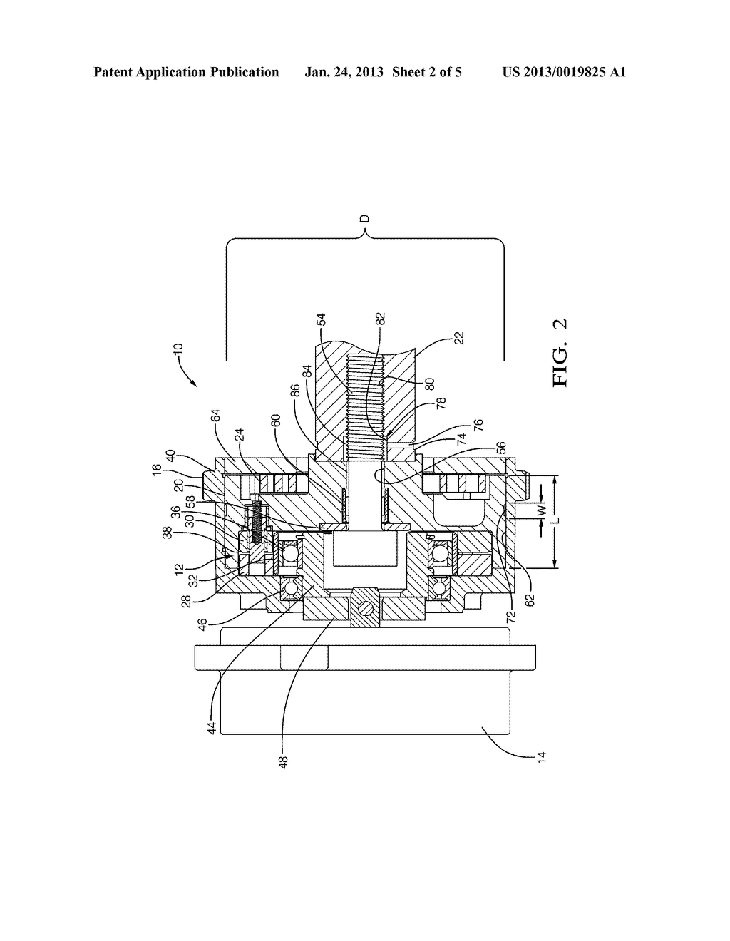 Harmonic Drive Camshaft Phaser with Lock Pin for Selectivley Preventing a     Change in Phase Relationship - diagram, schematic, and image 03