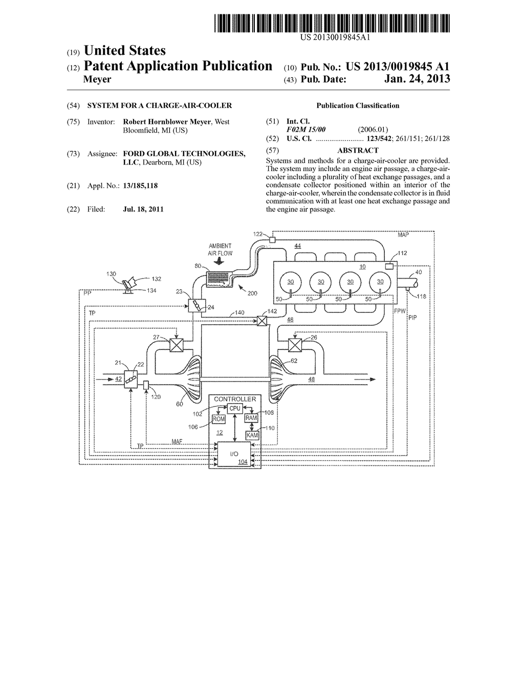 SYSTEM FOR A CHARGE-AIR-COOLER - diagram, schematic, and image 01