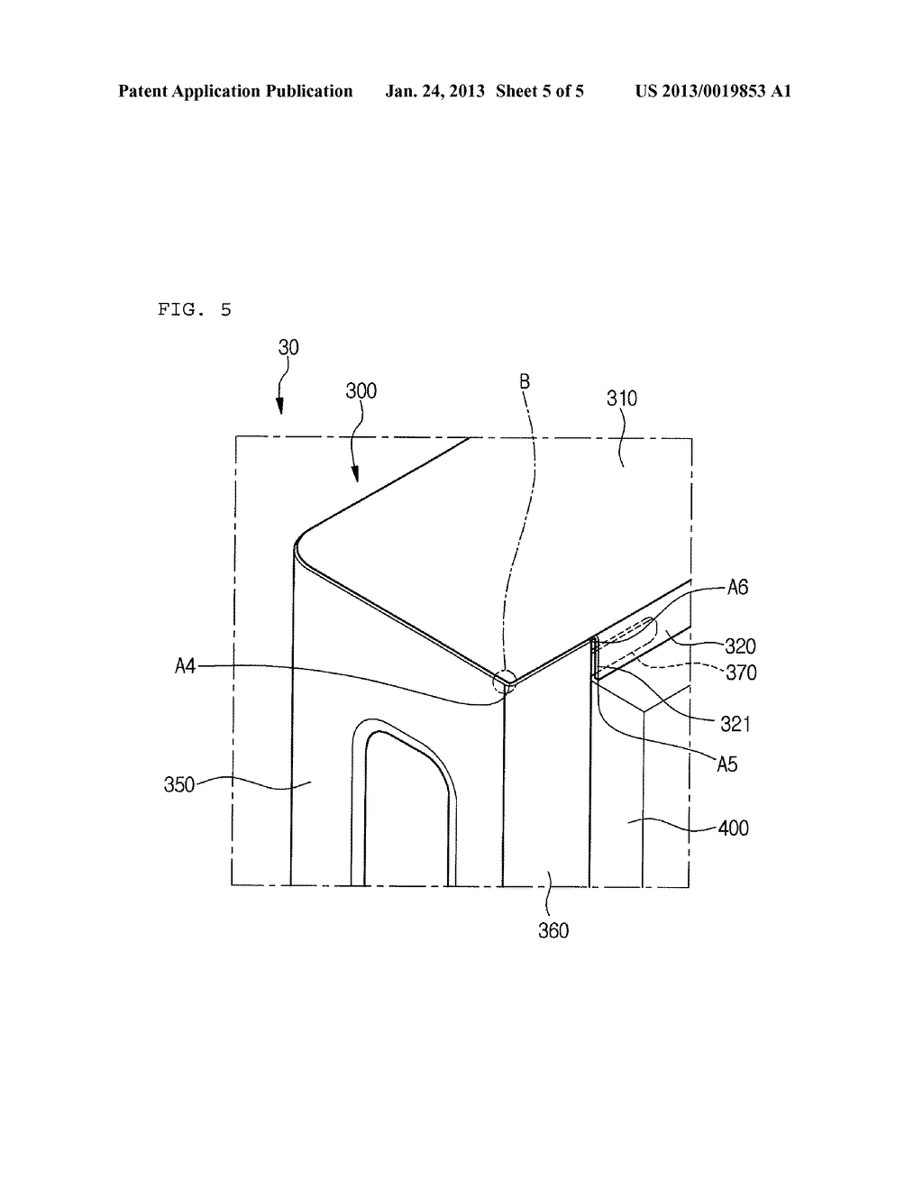 DOOR FOR OVEN AND AN OVEN - diagram, schematic, and image 06