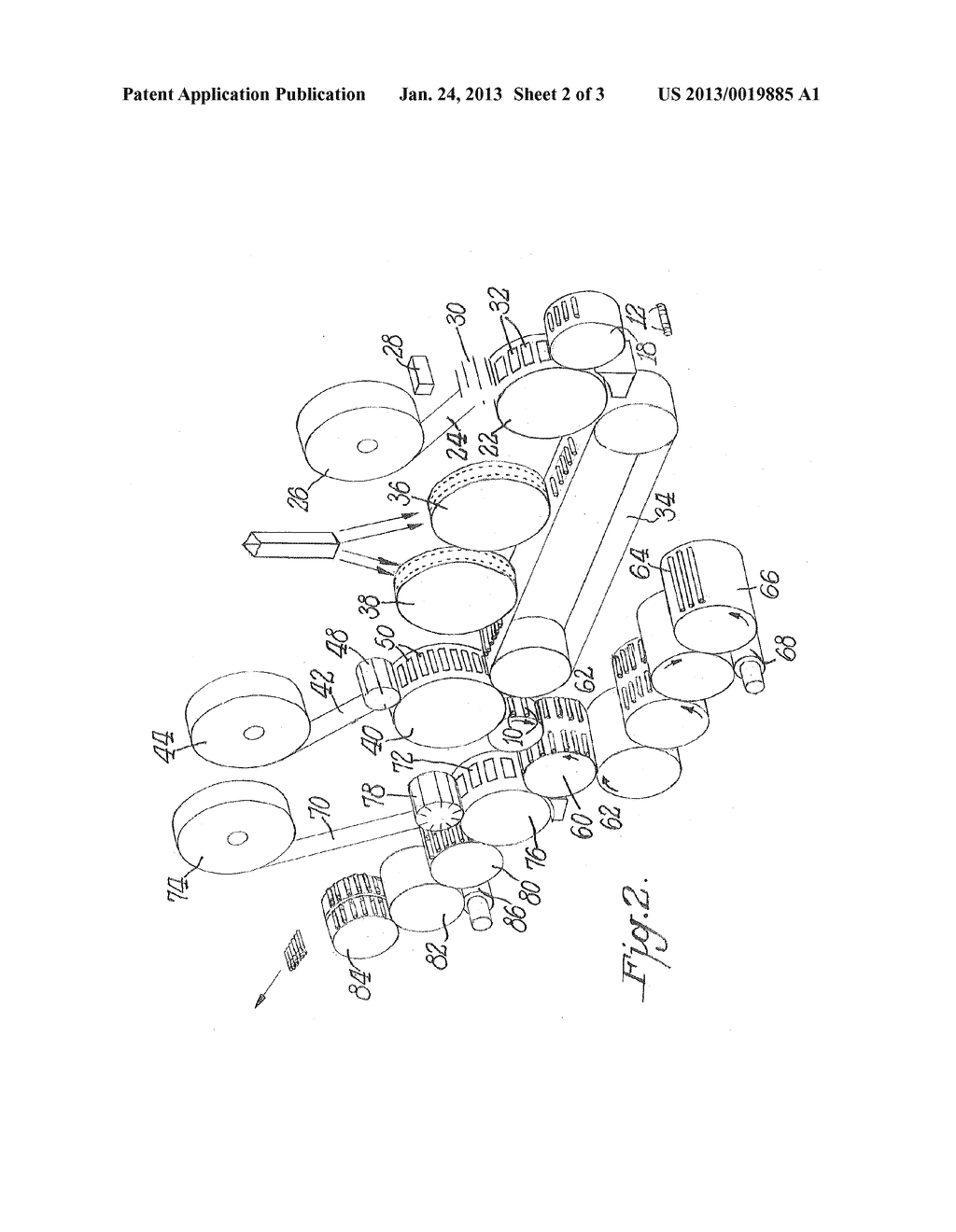 PARALLEL CIGARETTE FILTER COMBINING TECHNIQUES WITH PARTICLE FILLING OF     CAVITIES - diagram, schematic, and image 03