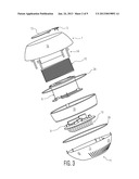 DEVICE AND METHOD FOR HEATING HAIR CURLERS diagram and image