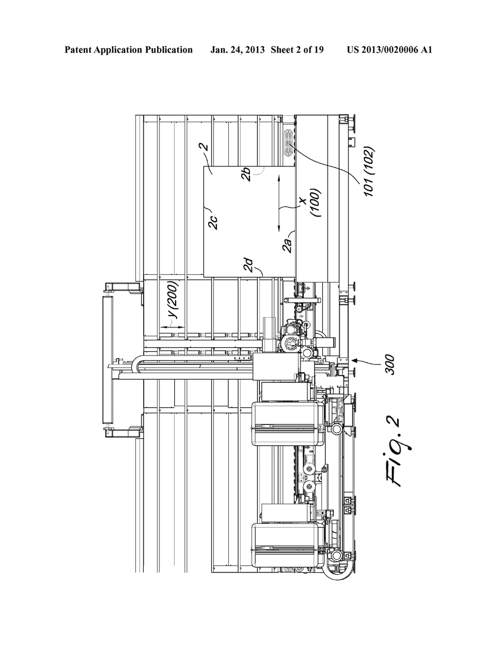 AUTOMATIC MACHINE AND METHOD FOR ALTERNABLE APPLICATION OF A PLURALITY OF     FLEXIBLE SPACER PROFILES ON A GLASS SHEET - diagram, schematic, and image 03