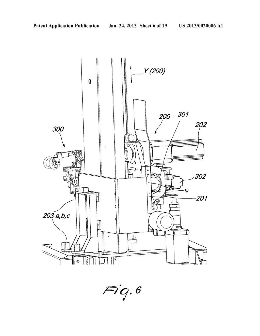 AUTOMATIC MACHINE AND METHOD FOR ALTERNABLE APPLICATION OF A PLURALITY OF     FLEXIBLE SPACER PROFILES ON A GLASS SHEET - diagram, schematic, and image 07