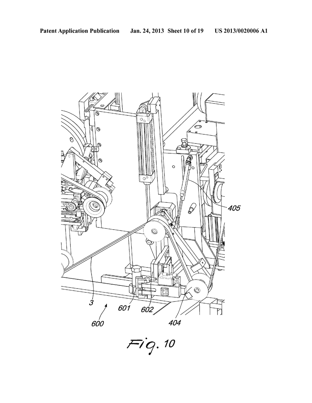 AUTOMATIC MACHINE AND METHOD FOR ALTERNABLE APPLICATION OF A PLURALITY OF     FLEXIBLE SPACER PROFILES ON A GLASS SHEET - diagram, schematic, and image 11