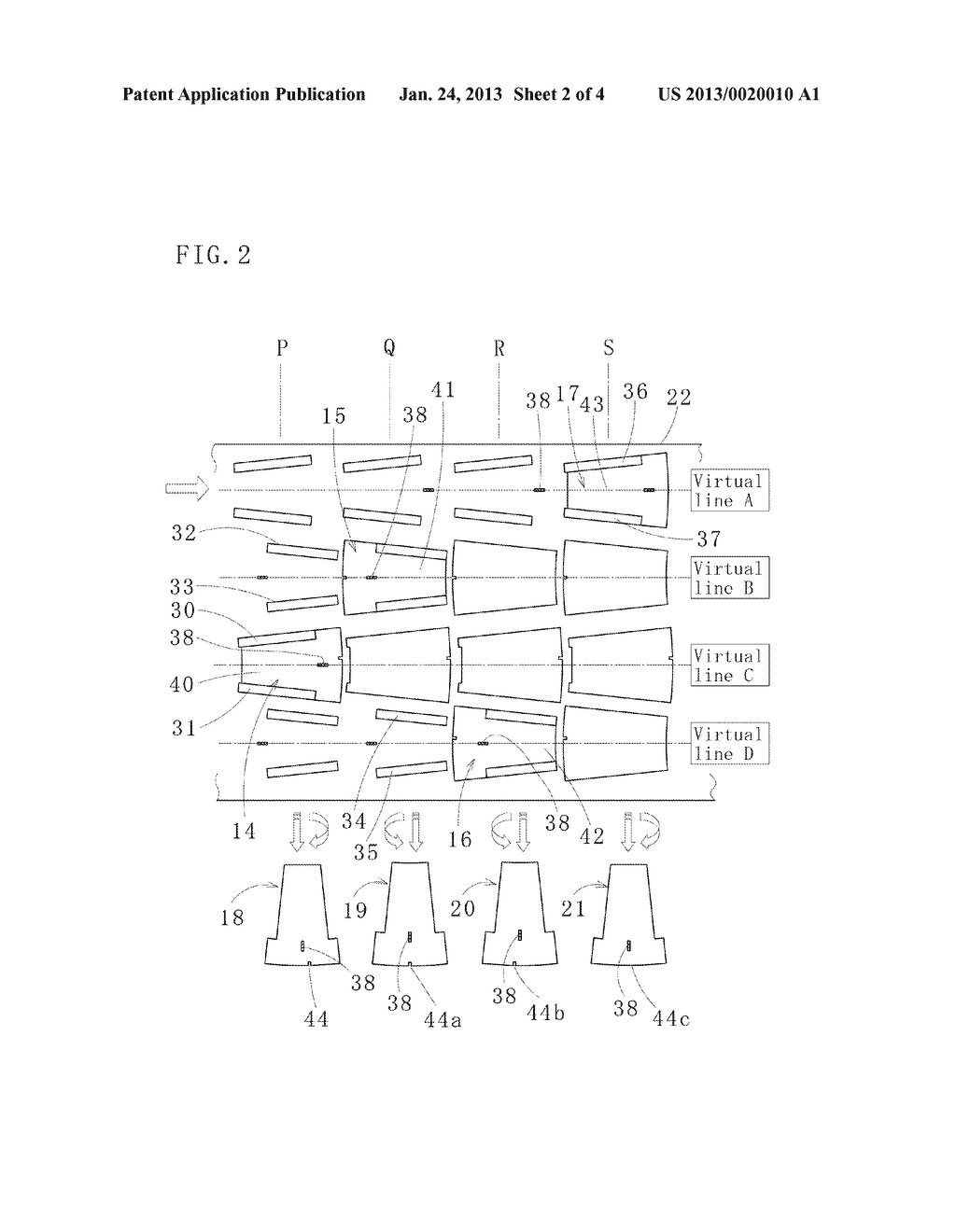 METHOD OF MANUFACTURING LAMINATED CORE SEGMENT - diagram, schematic, and image 03