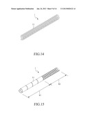 CABLE BUNDLING STRUCTURE IN SLIDABLE ENGAGEMENT WITH CABLE diagram and image