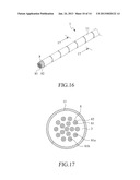 CABLE BUNDLING STRUCTURE IN SLIDABLE ENGAGEMENT WITH CABLE diagram and image