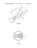 CABLE BUNDLING STRUCTURE IN SLIDABLE ENGAGEMENT WITH CABLE diagram and image