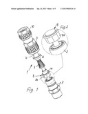 CABLE FITTING HAVING A CLAMPING DEVICE FOR AN ARMOR OF THE CABLE diagram and image