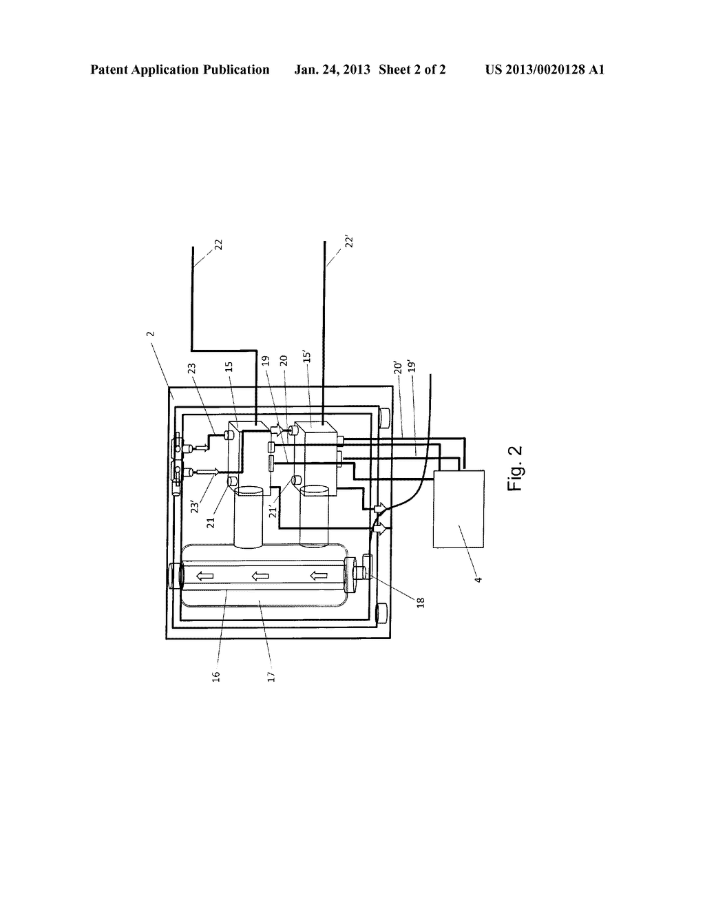 SYSTEM AND METHOD FOR THE THERMAL CONDITIONING OF A FLUID MORE     PARTICULARLY A DRILLING MUD - diagram, schematic, and image 03