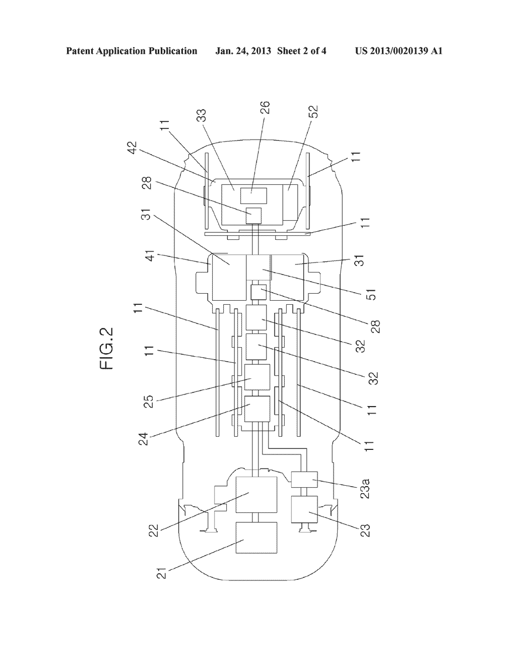 MOUNTING STRUCTURE FOR BATTERY IN ELECTRIC VEHICLE - diagram, schematic, and image 03