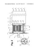 Device for the Continuous Electrochemical Deionisation with Integrated     Membrane Unit diagram and image