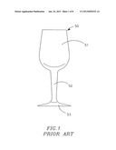 Nesting stemware drinking vessel diagram and image