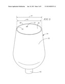 Nesting stemware drinking vessel diagram and image