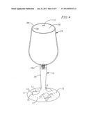 Nesting stemware drinking vessel diagram and image