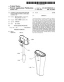 COSMETIC CONTAINER FOR LIQUID OR PASTY COSMETICS WITH A LOCKABLE CLOSING     CAP diagram and image