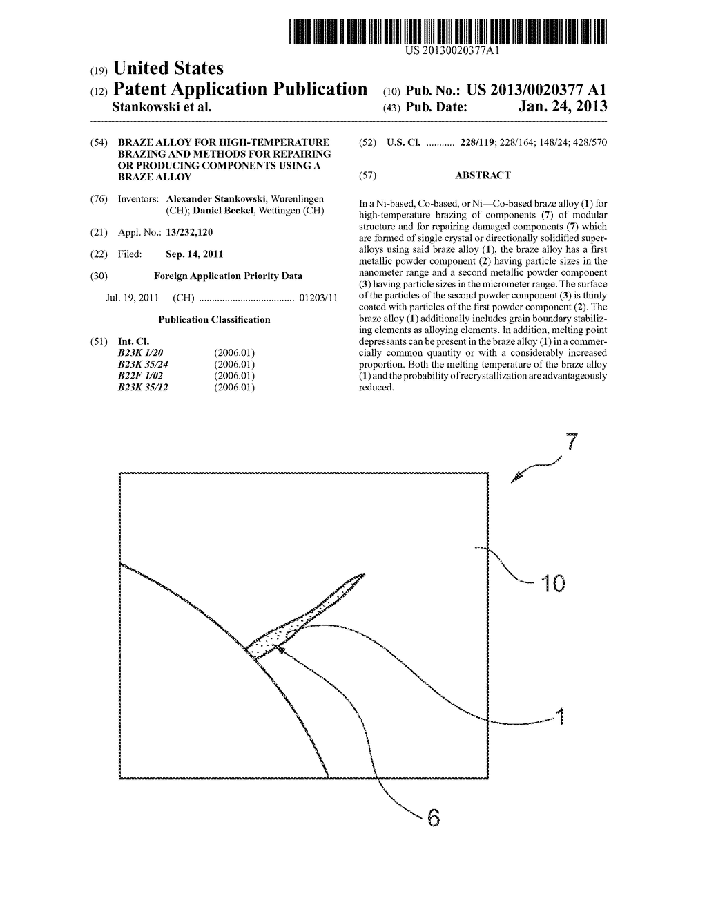 BRAZE ALLOY FOR HIGH-TEMPERATURE BRAZING AND METHODS FOR REPAIRING OR     PRODUCING COMPONENTS USING A BRAZE ALLOY - diagram, schematic, and image 01