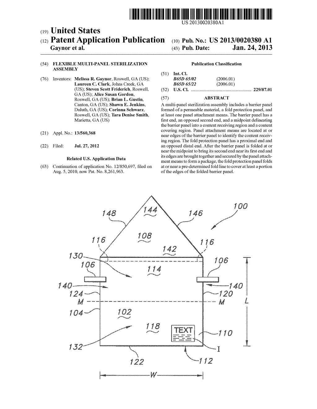 Flexible Multi-Panel Sterilization Assembly - diagram, schematic, and image 01