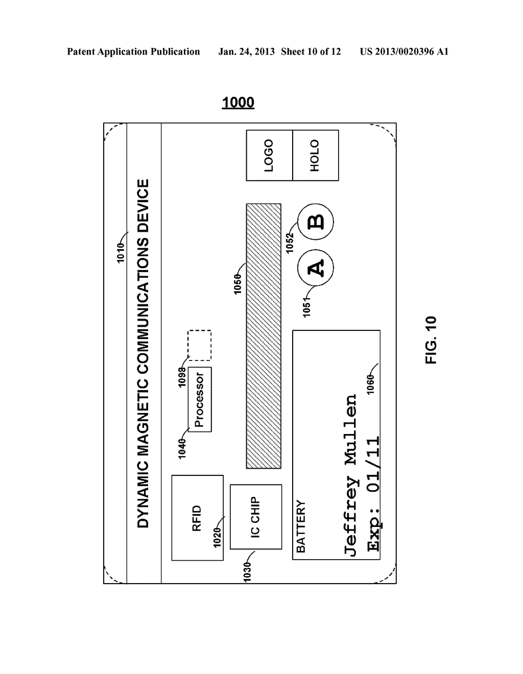 CARDS AND DEVICES WITH MULTIFUNCTION MAGNETIC EMULATORS AND METHODS FOR     USING SAME - diagram, schematic, and image 11