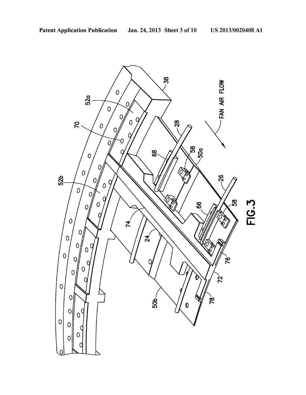 Cable-Actuated Variable Area Fan Nozzle with Elastomeric Seals - diagram, schematic, and image 04