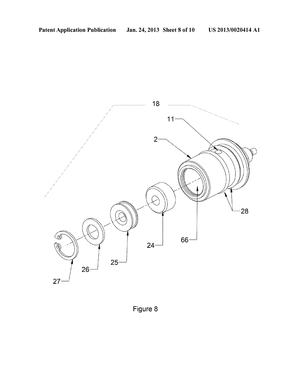 SPRAY GUN NOZZLE TIP WITH INTEGRATED SEAL AND AUTO ALIGINING FLUID PATH - diagram, schematic, and image 09