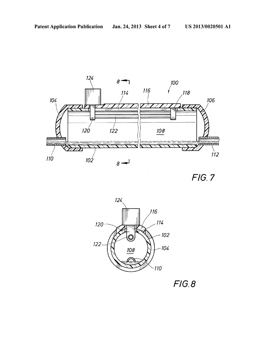 UV Disinfecting Apparatus and System for Use With Contaminated Water - diagram, schematic, and image 05