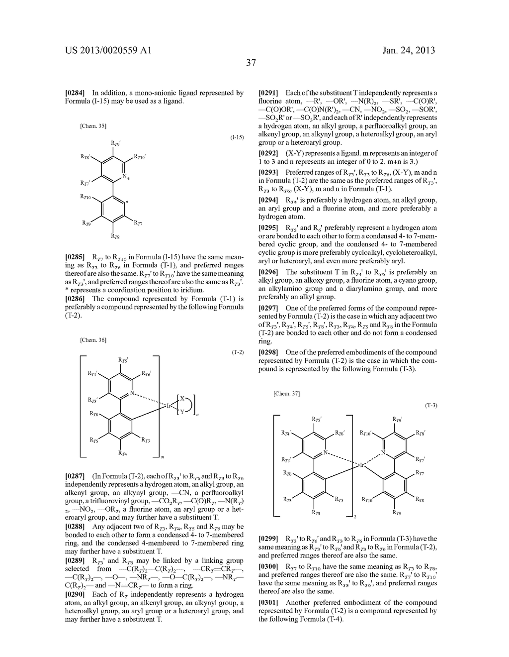 ORGANIC ELECTROLUMINESCENCE DEVICE - diagram, schematic, and image 41