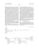 POLYMER COMPOUND, NET-LIKE POLYMER COMPOUND PRODUCED BY CROSSLINKING THE     POLYMER COMPOUND, COMPOSITION FOR ORGANIC ELECTROLUMINESCENCE ELEMENT,     ORGANIC ELECTROLUMINESCENCE ELEMENT, ORGANIC EL DISPLAY, AND ORGANIC EL     LIGHTING diagram and image