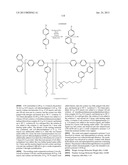 POLYMER COMPOUND, NET-LIKE POLYMER COMPOUND PRODUCED BY CROSSLINKING THE     POLYMER COMPOUND, COMPOSITION FOR ORGANIC ELECTROLUMINESCENCE ELEMENT,     ORGANIC ELECTROLUMINESCENCE ELEMENT, ORGANIC EL DISPLAY, AND ORGANIC EL     LIGHTING diagram and image