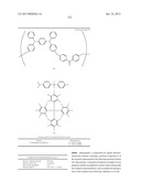 POLYMER COMPOUND, NET-LIKE POLYMER COMPOUND PRODUCED BY CROSSLINKING THE     POLYMER COMPOUND, COMPOSITION FOR ORGANIC ELECTROLUMINESCENCE ELEMENT,     ORGANIC ELECTROLUMINESCENCE ELEMENT, ORGANIC EL DISPLAY, AND ORGANIC EL     LIGHTING diagram and image