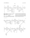 POLYMER COMPOUND, NET-LIKE POLYMER COMPOUND PRODUCED BY CROSSLINKING THE     POLYMER COMPOUND, COMPOSITION FOR ORGANIC ELECTROLUMINESCENCE ELEMENT,     ORGANIC ELECTROLUMINESCENCE ELEMENT, ORGANIC EL DISPLAY, AND ORGANIC EL     LIGHTING diagram and image