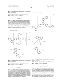 POLYMER COMPOUND, NET-LIKE POLYMER COMPOUND PRODUCED BY CROSSLINKING THE     POLYMER COMPOUND, COMPOSITION FOR ORGANIC ELECTROLUMINESCENCE ELEMENT,     ORGANIC ELECTROLUMINESCENCE ELEMENT, ORGANIC EL DISPLAY, AND ORGANIC EL     LIGHTING diagram and image