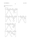 POLYMER COMPOUND, NET-LIKE POLYMER COMPOUND PRODUCED BY CROSSLINKING THE     POLYMER COMPOUND, COMPOSITION FOR ORGANIC ELECTROLUMINESCENCE ELEMENT,     ORGANIC ELECTROLUMINESCENCE ELEMENT, ORGANIC EL DISPLAY, AND ORGANIC EL     LIGHTING diagram and image