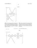 POLYMER COMPOUND, NET-LIKE POLYMER COMPOUND PRODUCED BY CROSSLINKING THE     POLYMER COMPOUND, COMPOSITION FOR ORGANIC ELECTROLUMINESCENCE ELEMENT,     ORGANIC ELECTROLUMINESCENCE ELEMENT, ORGANIC EL DISPLAY, AND ORGANIC EL     LIGHTING diagram and image