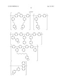 POLYMER COMPOUND, NET-LIKE POLYMER COMPOUND PRODUCED BY CROSSLINKING THE     POLYMER COMPOUND, COMPOSITION FOR ORGANIC ELECTROLUMINESCENCE ELEMENT,     ORGANIC ELECTROLUMINESCENCE ELEMENT, ORGANIC EL DISPLAY, AND ORGANIC EL     LIGHTING diagram and image