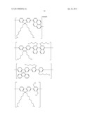 POLYMER COMPOUND, NET-LIKE POLYMER COMPOUND PRODUCED BY CROSSLINKING THE     POLYMER COMPOUND, COMPOSITION FOR ORGANIC ELECTROLUMINESCENCE ELEMENT,     ORGANIC ELECTROLUMINESCENCE ELEMENT, ORGANIC EL DISPLAY, AND ORGANIC EL     LIGHTING diagram and image